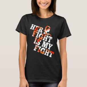 Awareness Warrior Her Fight Is My Fight Gift T-Shirt