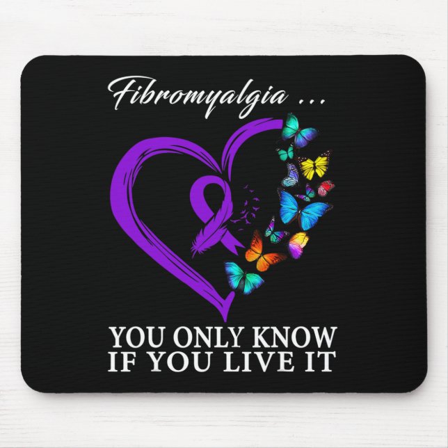Awareness Warrior Support Purple Ribbon 3  Mouse Pad (Front)
