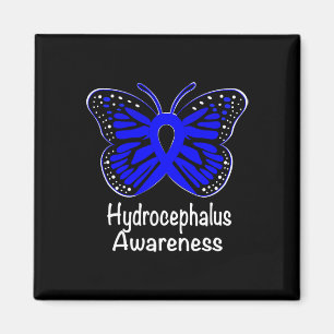 Awareness Warrior Support Survivor Blue Ribbon  Magnet