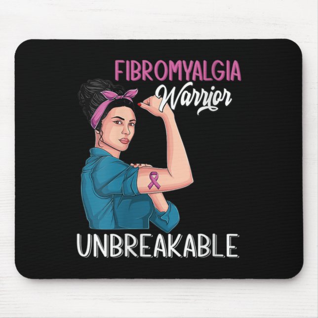 Awareness Warrior Unbreakable 2024 Gift  Mouse Pad (Front)