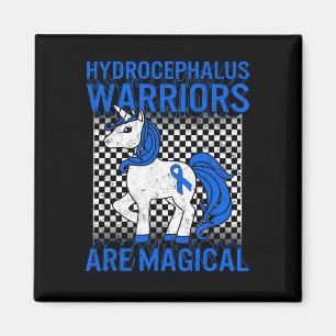 Awareness Warriors Are Magical Unicorn Hydroce  Magnet