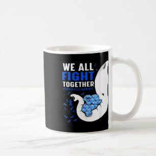 Awareness We All Fight Together Elephant Coffee Mug