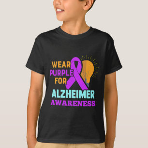 Awareness Wear Purple For Heimer's  T-Shirt