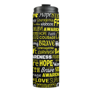 Awareness Words...Endometriosis Thermal Tumbler
