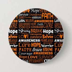 Awareness Words...RSD/CRPS 3 Inch Round Button