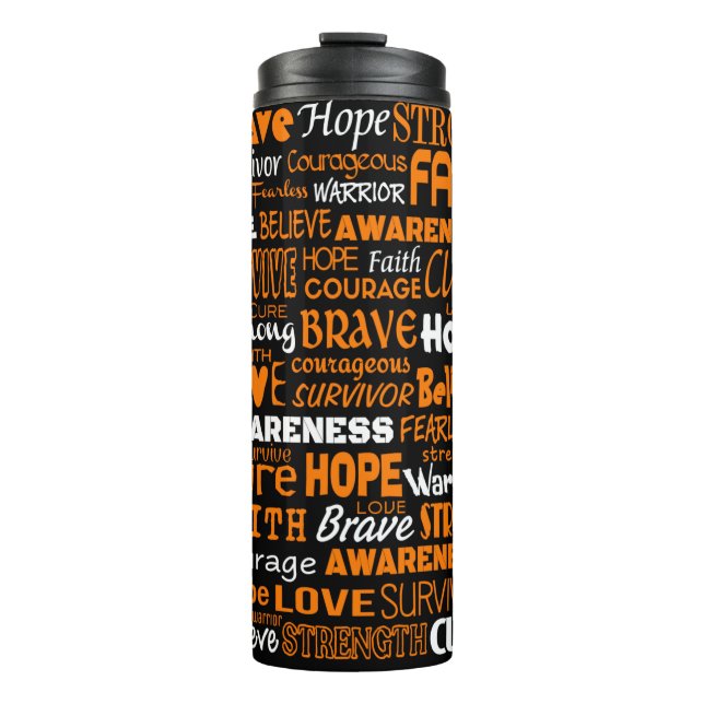 Awareness Words...RSD/CRPS Thermal Tumbler (Front)