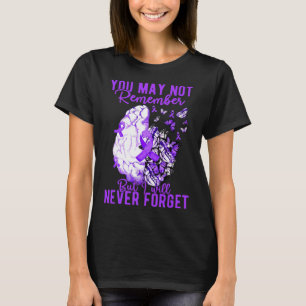 Awareness You May Not Remember Brain Butterfly  T-Shirt