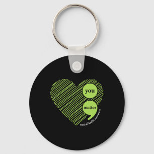 Awareness You Problem, Mental Health Awareness Keychain