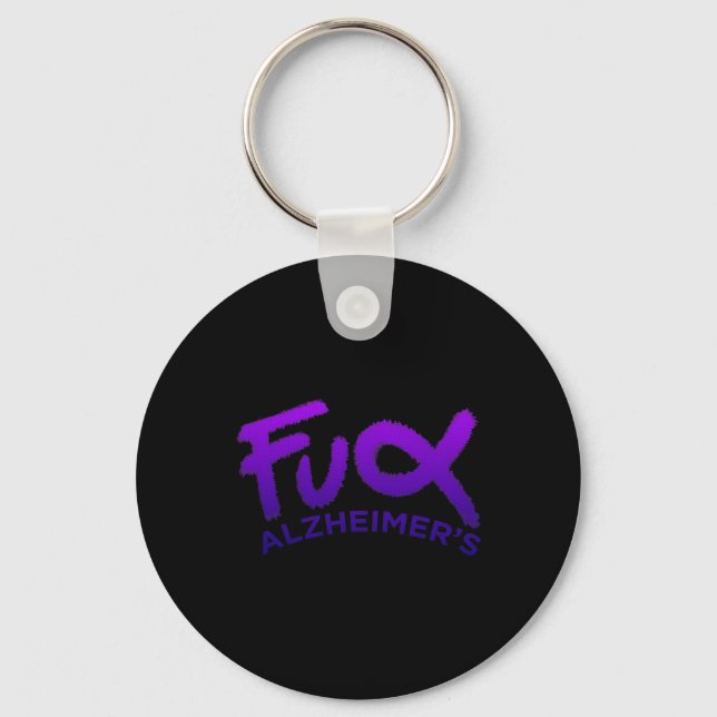 Awarness Dementia  Keychain (Front)