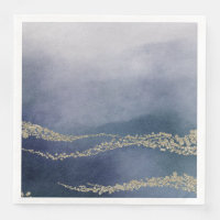 Awash Elegant Watercolor in Surf Wedding