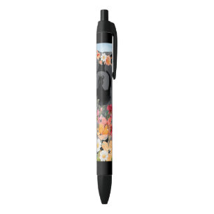 AWASH IN LIGHT Black - Blue Chow Dog Ink Pen