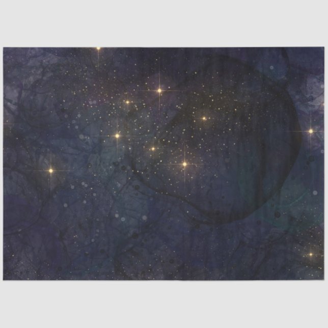 Awash with Stars Series Design 8 Tissue Paper (Front)