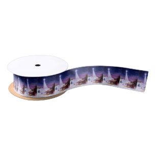 Away In a Manger Satin Ribbon