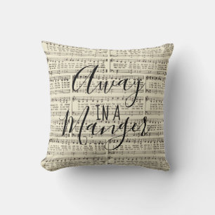 Away in a Manger Throw Pillow