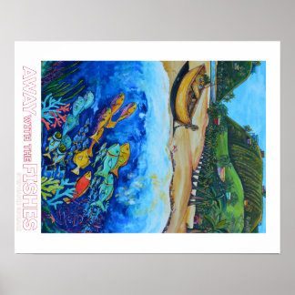 Away With The Fishes Poster