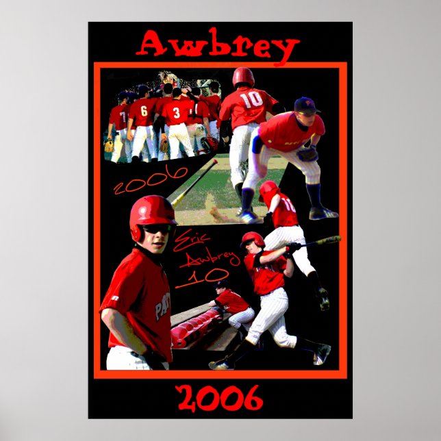 Awbrey Freshman Baseball Poster (Front)