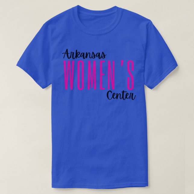 AWC BlackDark Pink Stacked TShirt (Design Front)