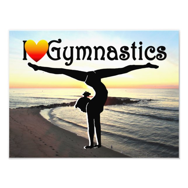 AWE INSPIRING GYMNASTICS DESIGN PHOTO PRINT (Front)