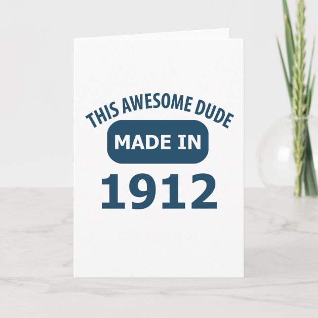 Awesome 102 year old birthday card (Front)