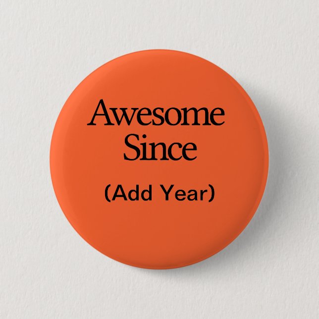 Awesome 2 Inch Round Button (Front)