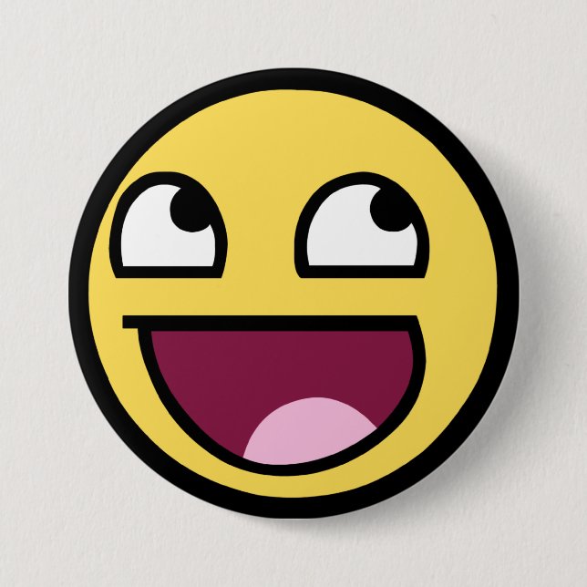 Awesome 3 Inch Round Button (Front)