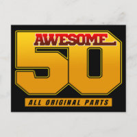 Awesome 50 Years Birthday Anniversary