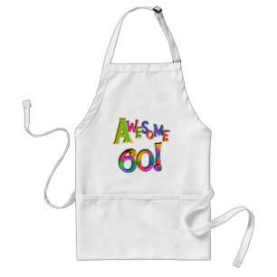 Awesome 60 Birthday T-shirts and Gifts Standard Apron