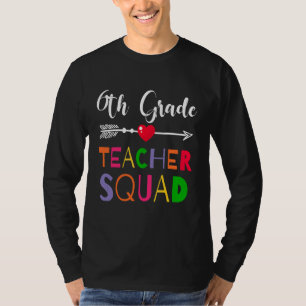 Awesome 6th Grade Teacher Squad Colleague T-Shirt