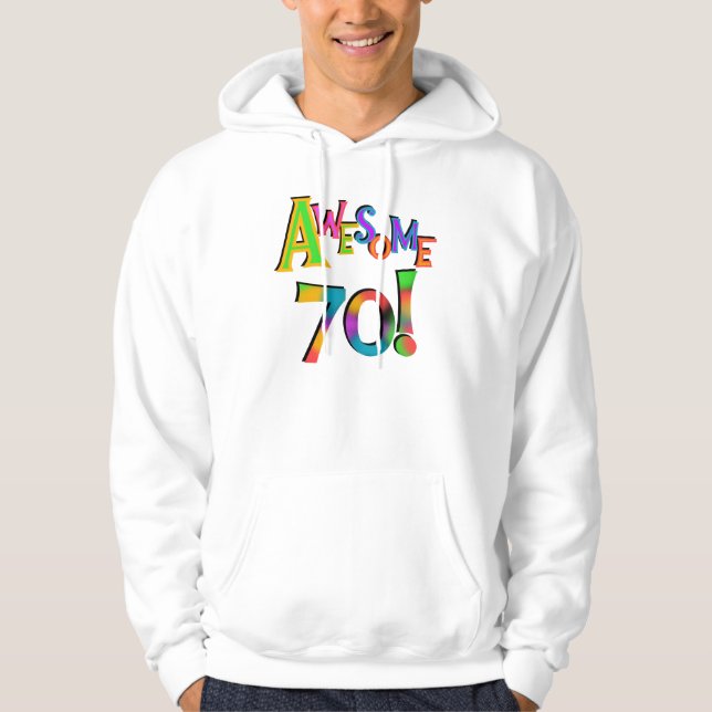 Awesome 70 Birthday T-shirts and Gifts (Front)