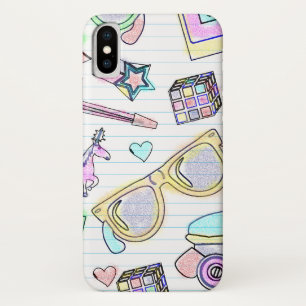 Awesome 80's Colouring Book Pattern Case-Mate iPhone Case