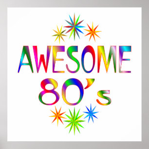 Awesome 80s poster