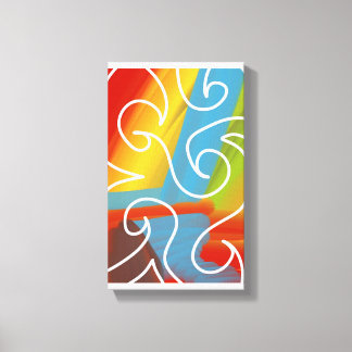 Awesome abstract art by RRW 2026 Canvas Print