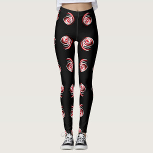 Awesome Abstract Art Spiral Print Leggings