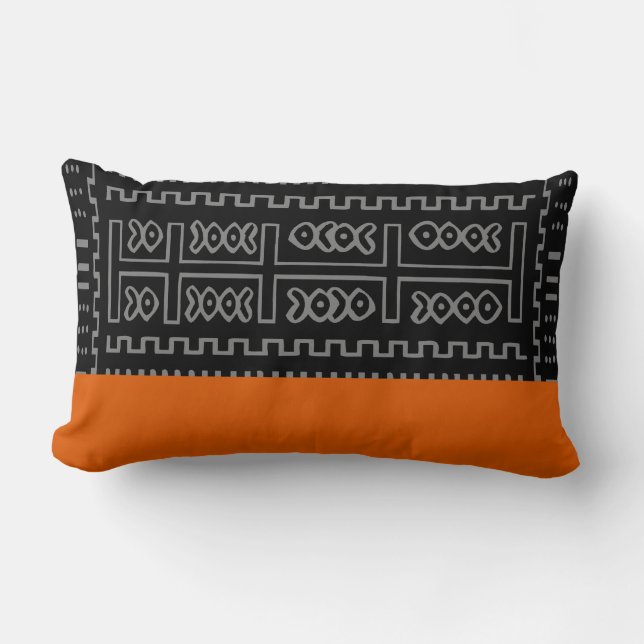 Awesome Abstract Pattern Lumbar Pillow (Front)