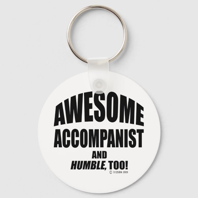 Awesome Accompanist Keychain (Front)