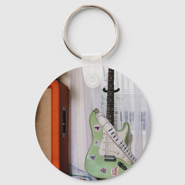 Awesome Acoustic Guitar Keychain (Front)