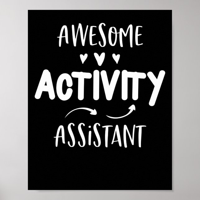Awesome Activity Assistants Professionals Week Poster (Front)
