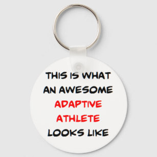 awesome adaptive athlete coffee mug keychain