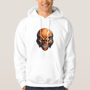 Awesome Alien Face Creepy Cartoon Alien Hoodie