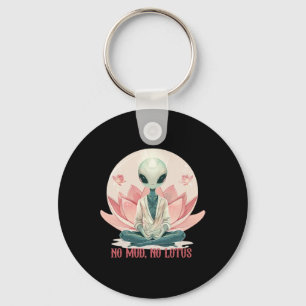 Awesome Alien Yoga – The Gift For Yoga Lovers Keychain