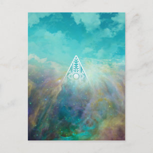 Awesome “All seeing eye” triangle Orion nebula Postcard