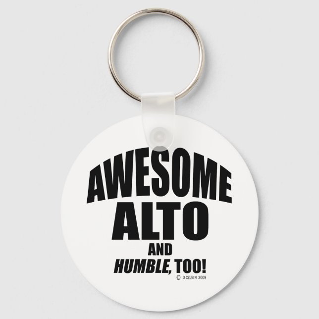 Awesome Alto Keychain (Front)