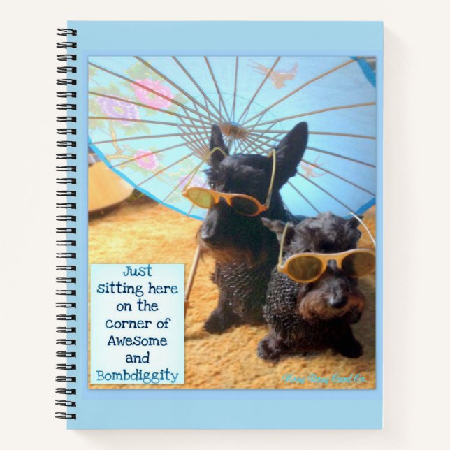 Awesome and Bombdiggity Notebook (Front)