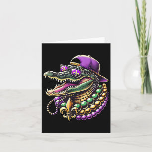 Awesome Apparel Uni-adult Mardi Gras  Card