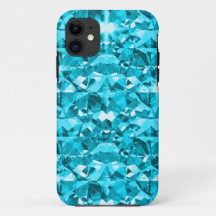 Awesome Aqua Diamonds iPhone 11 Case