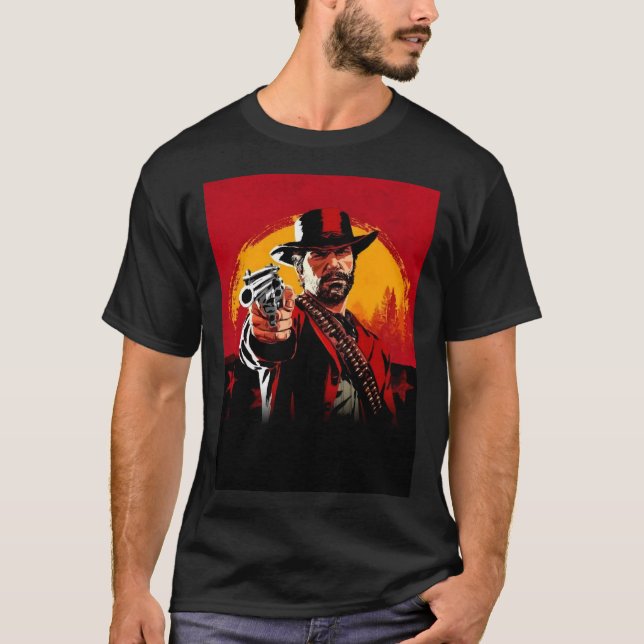 awesome  art works of rdr 1 and 2 online game T-Shirt (Front)