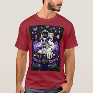 awesome ASRONAU DJ MUSIC MIX LOVER GRAPHIC T-Shirt