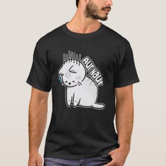 Awesome AUR Naur Cat Animal Oh No Surprised Cat L T-Shirt