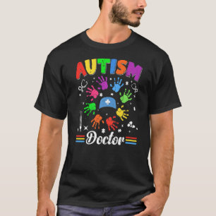 Awesome Autism Awareness Supportive Doctor Men Wom T-Shirt