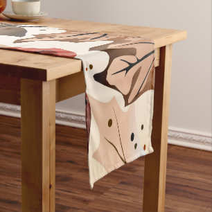 Awesome Autumn Foliage Leaves Table Runner